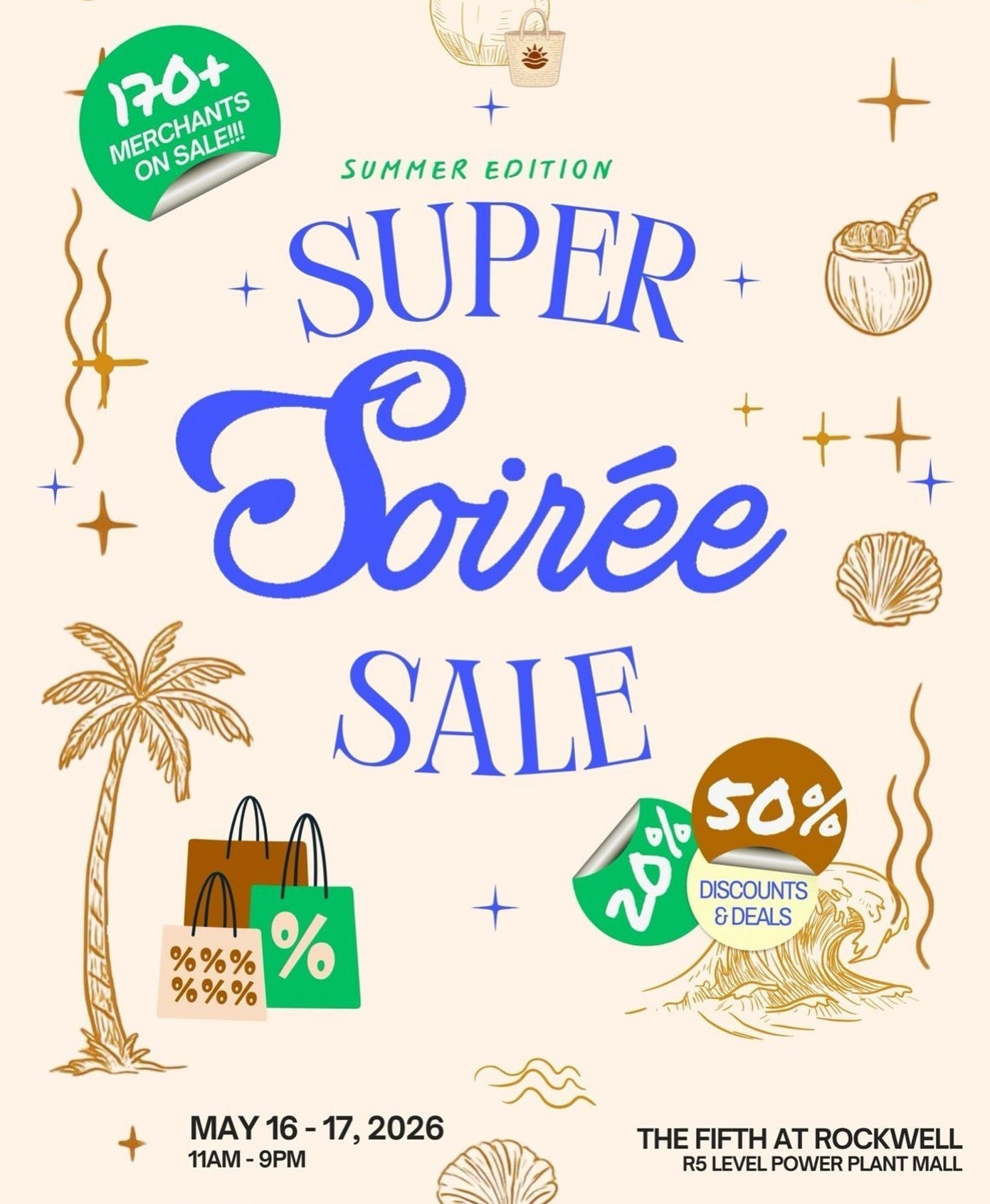 Super Soirée Sale x Soru Bazaar on May at The Fifth at Rockwell