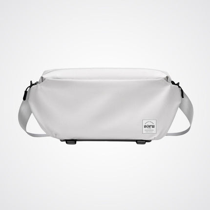 Noroi Cross Body Bag for Men Waterproof in sleek gray design with adjustable strap.