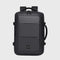 Jobu Backpack Waterproof Travel Bag in sleek black design, featuring multiple compartments for organized packing.