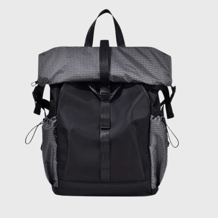 Sora Backpack for Biker, Mountain Climbing with secure helmet compartment and ergonomic straps.