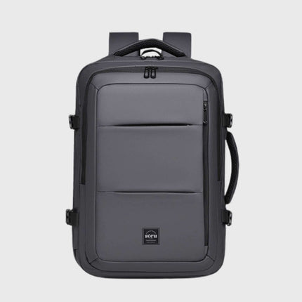 Jobu Backpack Waterproof Travel Bag in sleek grey design, perfect for travel with spacious compartments.