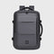 Jobu Backpack Waterproof Travel Bag in sleek grey design, perfect for travel with spacious compartments.