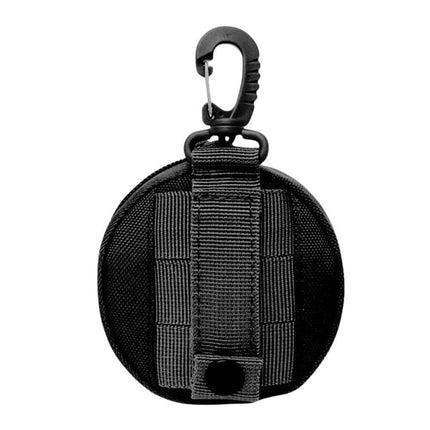 Every Day Carry (EDC) Tactical Pouch with sleek black design and durable clip for portability.