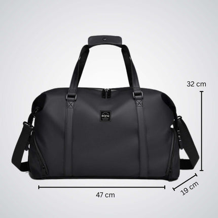 Image of Bokken Travel Bag Large Capacity dimensions 47x19x32 cm, ideal for 1 week trip.