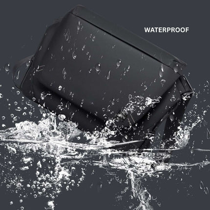 Hashiru Shoulder Bag and Cross Body Bag in waterproof design, demonstrating superior protection against water and spills.