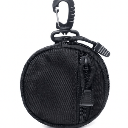 Every Day Carry (EDC) Tactical Pouch in black, featuring a sleek design and portable functionality.