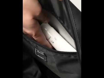 Bokken Travel Bag Good for 1 Week Trip with toiletries stored in zippered pocket.
